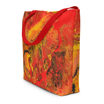 All-Over Print Large Tote Bag Firebird
