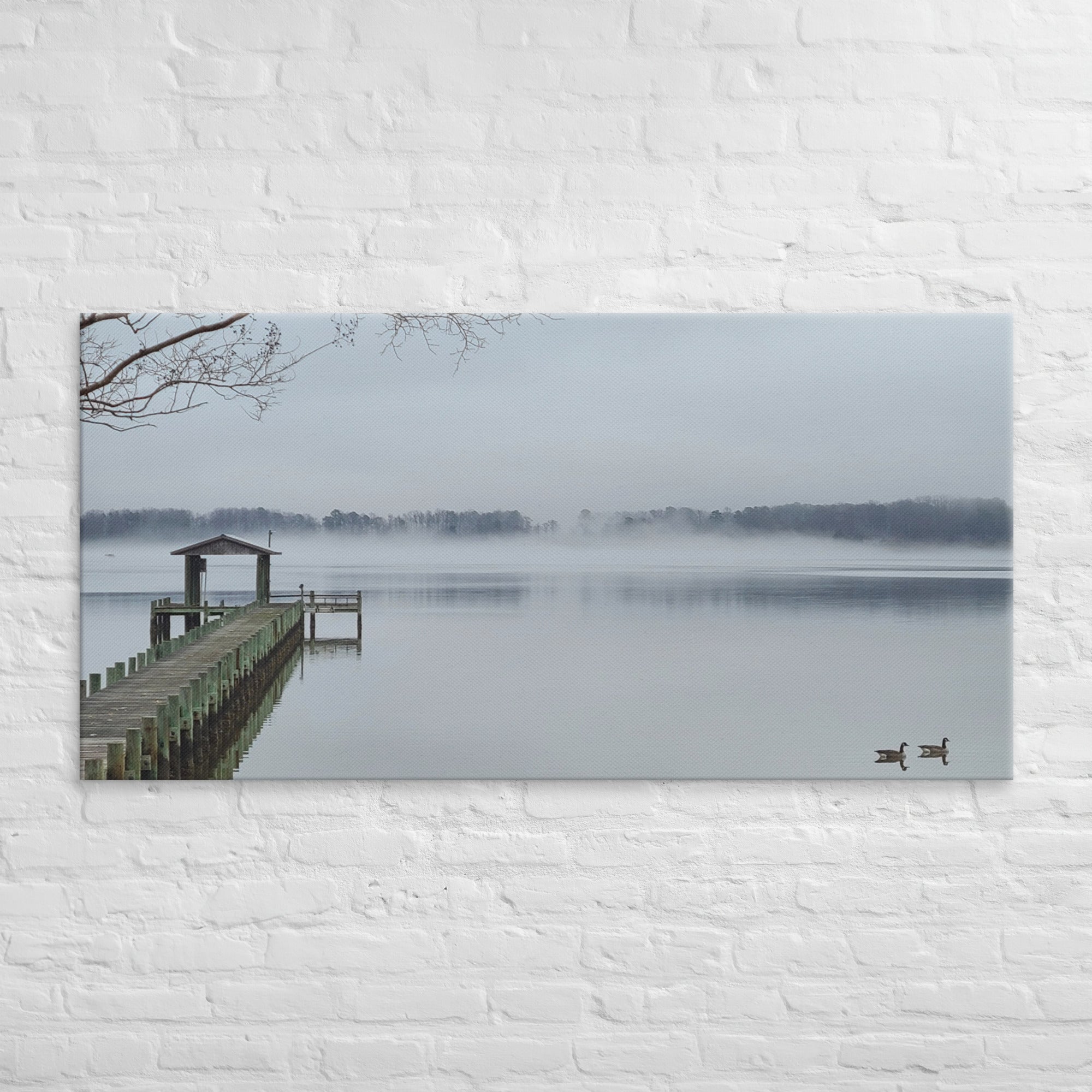 Misty Morning Canvas – Riverside Art and Design